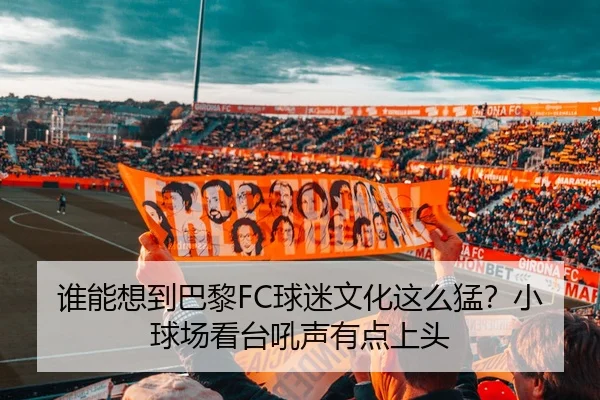 谁能想到巴黎FC球迷文化这么猛？小球场看台吼声有点上头